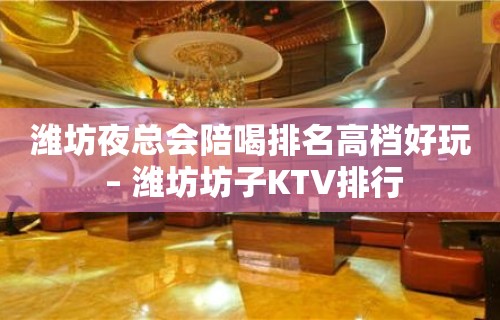 潍坊夜总会陪喝排名高档好玩 – 潍坊坊子KTV排行