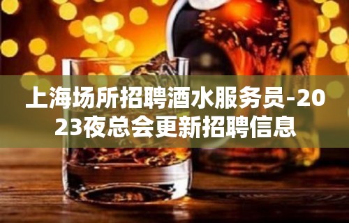 上海场所招聘酒水服务员-2023夜总会更新招聘信息