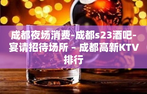 成都夜场消费-成都s23酒吧-宴请招待场所 – 成都高新KTV排行