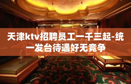 天津ktv招聘员工一千三起-统一发台待遇好无竞争