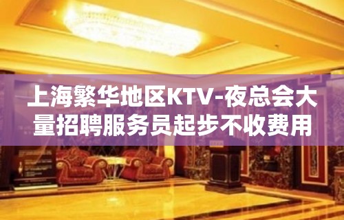 上海繁华地区KTV-夜总会大量招聘服务员起步不收费用