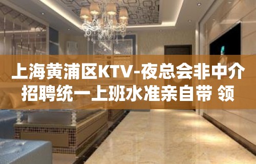 上海黄浦区KTV-夜总会非中介招聘统一上班水准亲自带 领