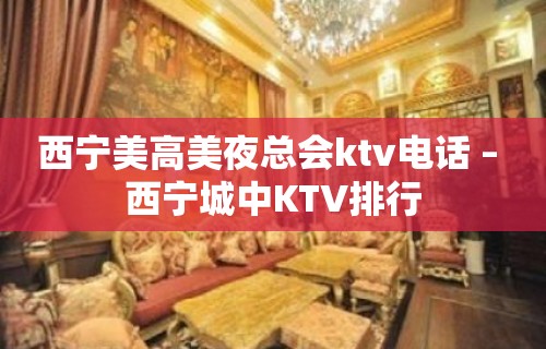 西宁美高美夜总会ktv电话 – 西宁城中KTV排行