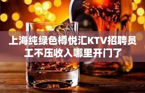 上海纯绿色樽悦汇KTV招聘员工不压收入哪里开门了