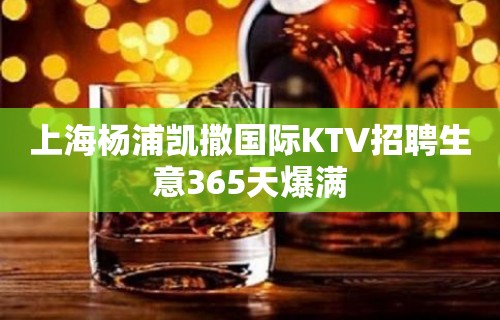 上海杨浦凯撒国际KTV招聘生意365天爆满