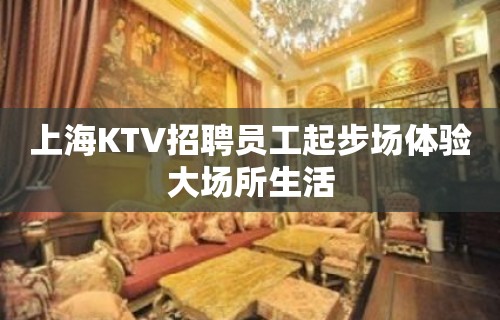 上海KTV招聘员工起步场体验大场所生活