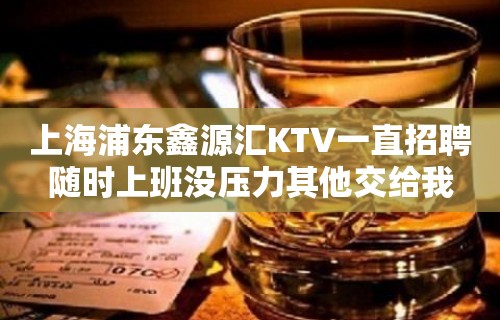 上海浦东鑫源汇KTV一直招聘随时上班没压力其他交给我