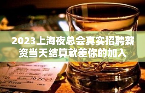 2023上海夜总会真实招聘薪资当天结算就差你的加入