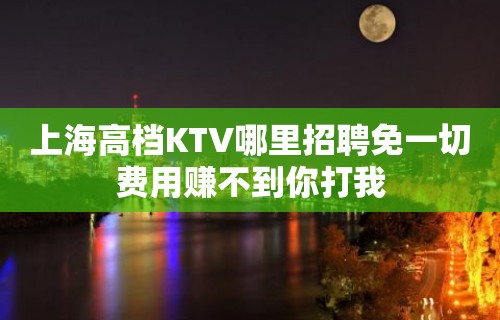 上海高档KTV哪里招聘免一切费用赚不到你打我