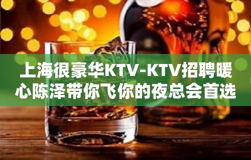 上海很豪华KTV-KTV招聘暖心陈泽带你飞你的夜总会首选