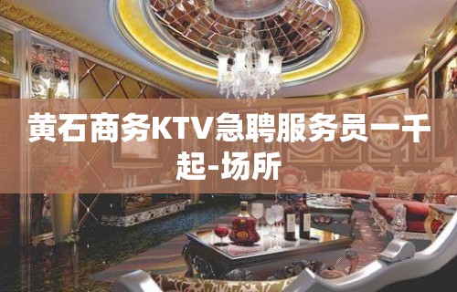 黄石商务KTV急聘服务员一千起-场所