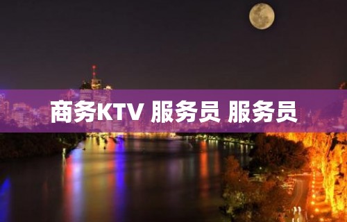 商务KTV 服务员 服务员