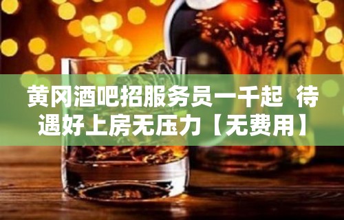 黄冈酒吧招服务员一千起  待遇好上房无压力【无费用】