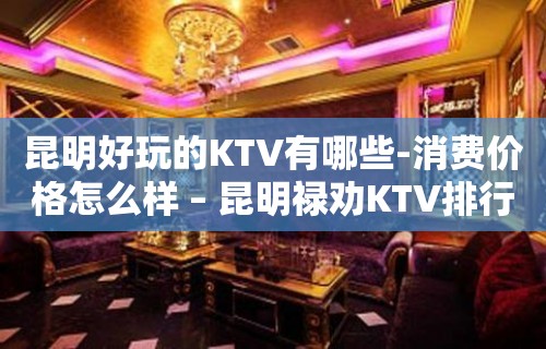 昆明好玩的KTV有哪些-消费价格怎么样 – 昆明禄劝KTV排行