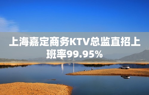 上海嘉定商务KTV总监直招上班率99.95%