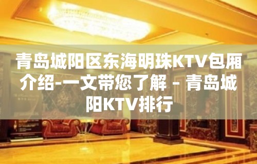 青岛城阳区东海明珠KTV包厢介绍-一文带您了解 – 青岛城阳KTV排行