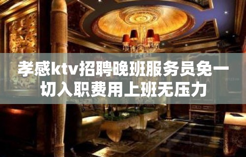 孝感ktv招聘晚班服务员免一切入职费用上班无压力