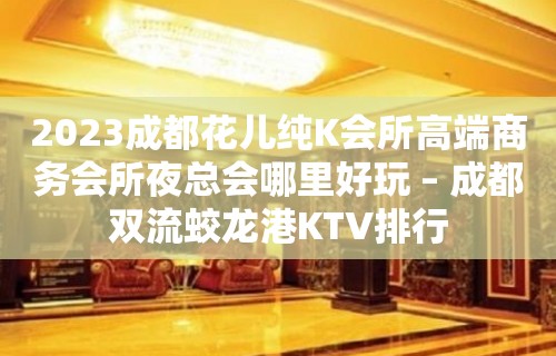 2023成都花儿纯K会所高端商务会所夜总会哪里好玩 – 成都双流蛟龙港KTV排行