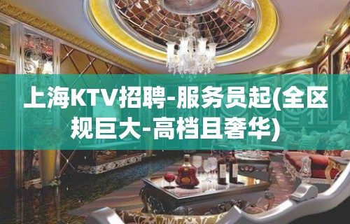 上海KTV招聘-服务员起(全区规巨大-高档且奢华)