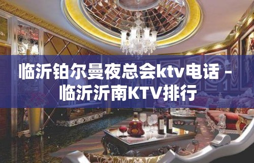 临沂铂尔曼夜总会ktv电话 – 临沂沂南KTV排行