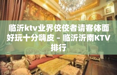 临沂ktv业界佼佼者请客体面好玩十分嗨皮 – 临沂沂南KTV排行