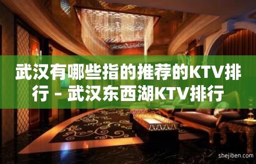 武汉有哪些指的推荐的KTV排行 – 武汉东西湖KTV排行