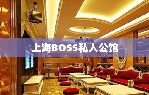 上海BOSS私人公馆