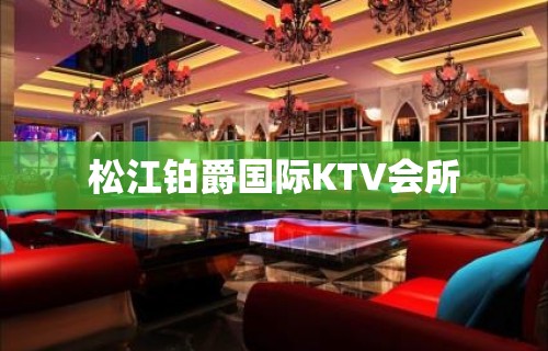 松江铂爵国际KTV会所