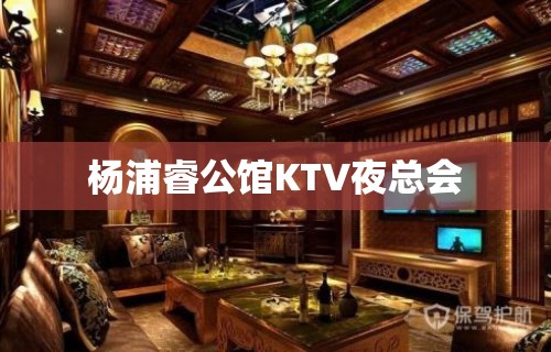 杨浦睿公馆KTV夜总会