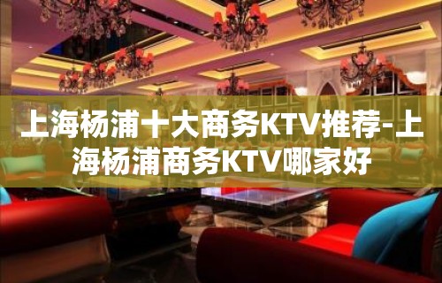 上海杨浦十大商务KTV推荐-上海杨浦商务KTV哪家好