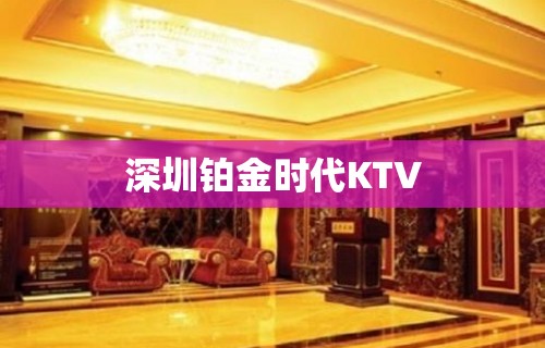 深圳铂金时代KTV