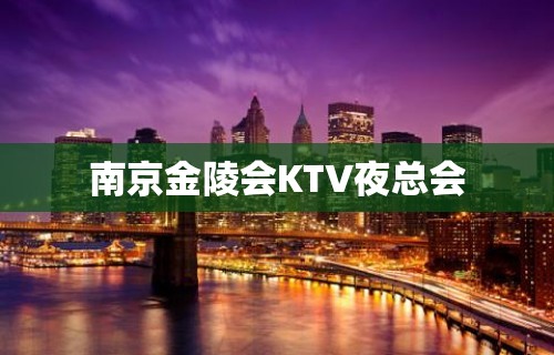 南京金陵会KTV夜总会