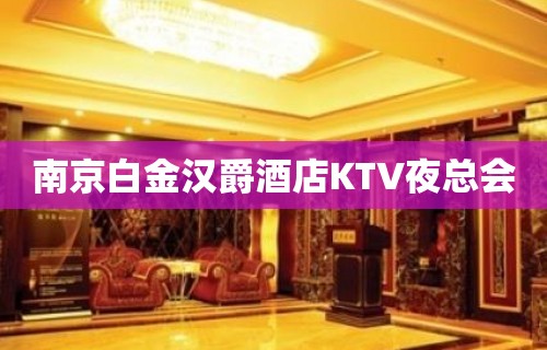 南京白金汉爵酒店KTV夜总会