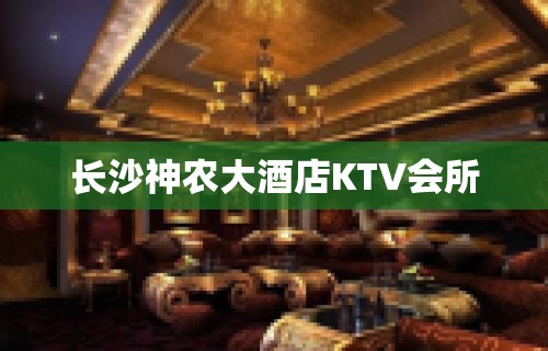 长沙神农大酒店KTV会所