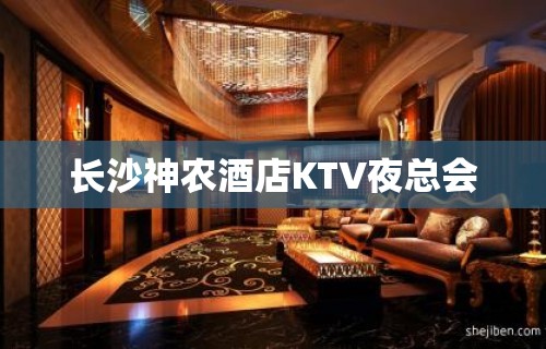 长沙神农酒店KTV夜总会