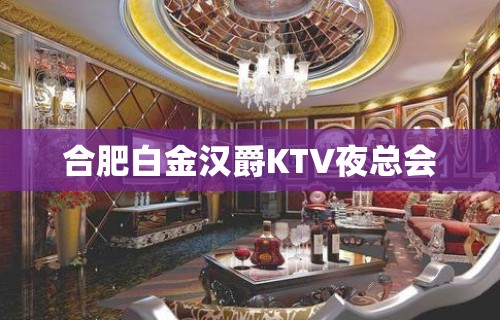 合肥白金汉爵KTV夜总会