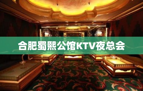 合肥蜀熙公馆KTV夜总会