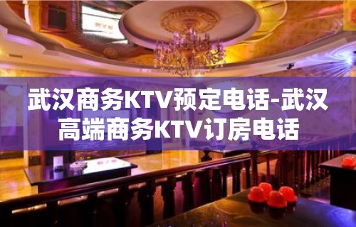 武汉商务KTV预定电话-武汉高端商务KTV订房电话