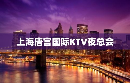 上海唐宫国际KTV夜总会