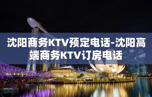 沈阳商务KTV预定电话-沈阳高端商务KTV订房电话