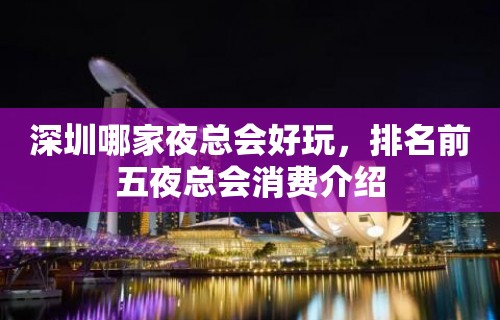 深圳哪家夜总会好玩，排名前五夜总会消费介绍