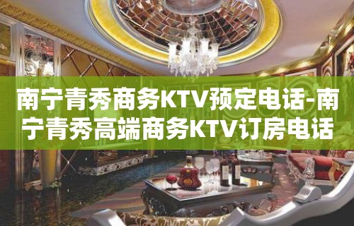 南宁青秀商务KTV预定电话-南宁青秀高端商务KTV订房电话