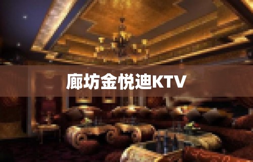 廊坊金悦迪KTV