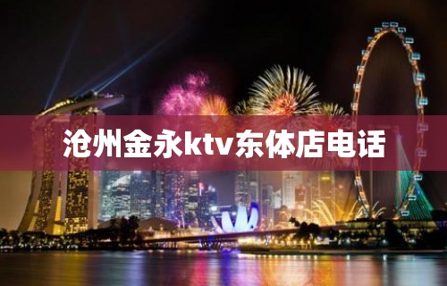 沧州金永ktv东体店电话