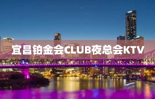 宜昌铂金会CLUB夜总会KTV