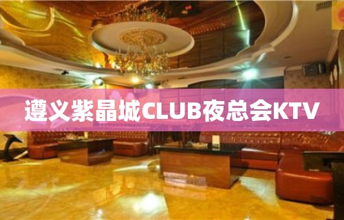 遵义紫晶城CLUB夜总会KTV