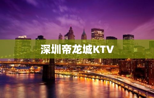 深圳帝龙城KTV