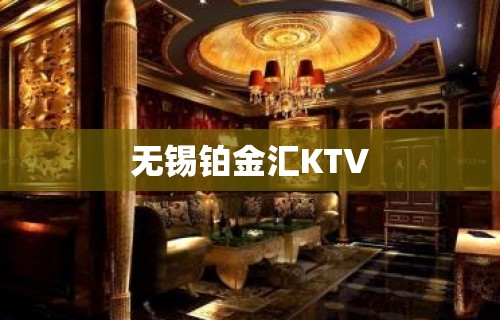 无锡铂金汇KTV