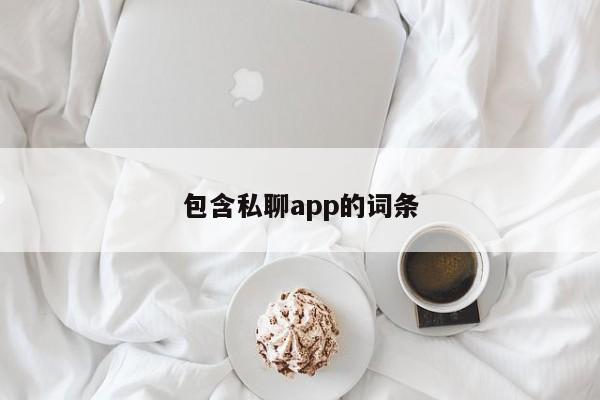 包含私聊app的词条